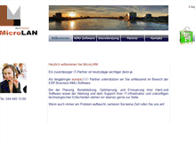 Tablet Screenshot of microlan.ch